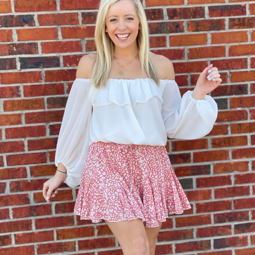 White Off-Shoulder Blouse